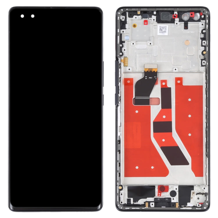Original OLED LCD Screen for Honor 50 Pro Digitizer Full Assembly with Frame(Black) - free shipping - PMC TechLife - Order now!