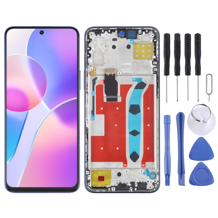 Original LCD Screen for Honor X30i Digitizer Full Assembly with Frame(Blue) - free shipping - PMC TechLife - Order now!