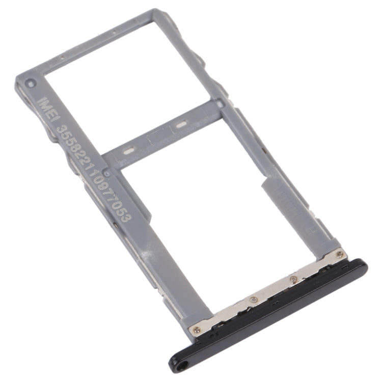 For Alcatel 3X 2019 Original SIM Card Tray + SIM / Micro SD Card Tray (Black) - Card Tray by PMC TechLife | Online Shopping South Africa | PMC TechLife