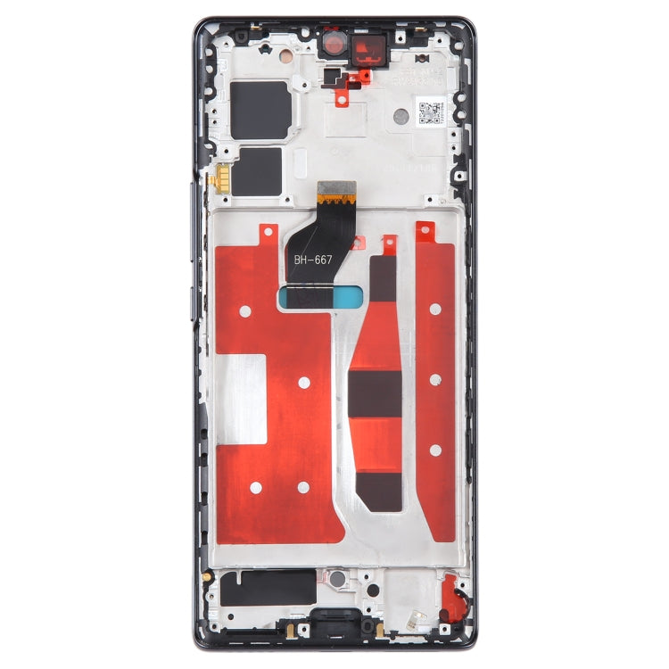 Original LCD Screen For Honor 70 Digitizer Full Assembly with Frame(Black) - free shipping - PMC TechLife - Order now!