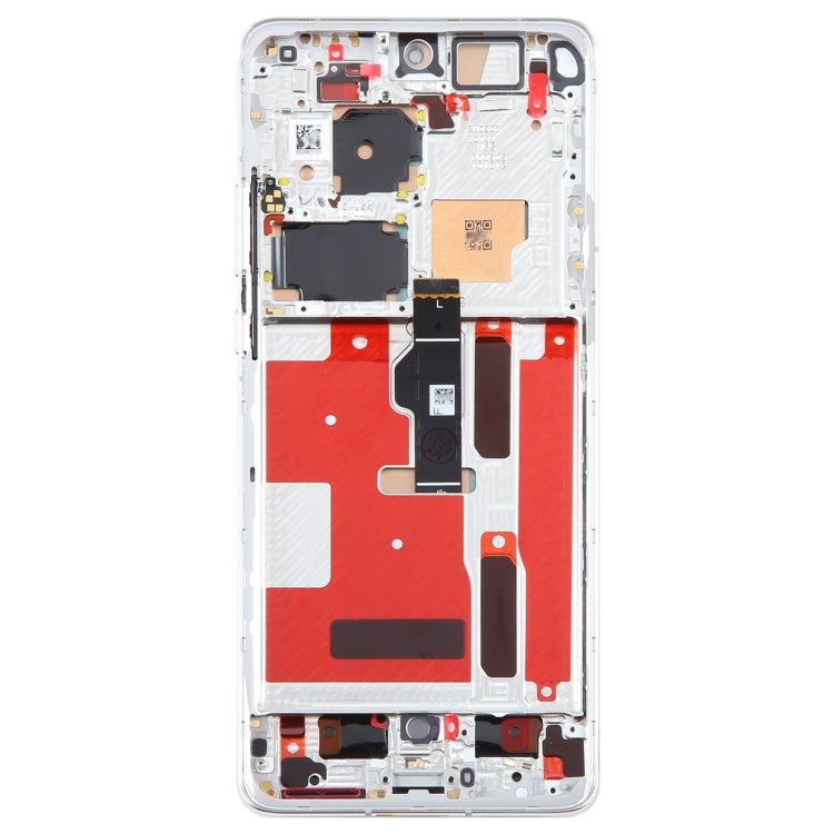 Original LCD Screen For Huawei P50 Pro Digitizer Full Assembly with Frame(Silver) - free shipping - PMC TechLife - Order now!