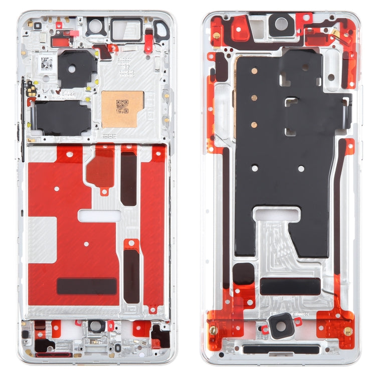 For Huawei P50 Pro Original Front Housing LCD Frame Bezel Plate(Silver) - free shipping - PMC TechLife - Order now!