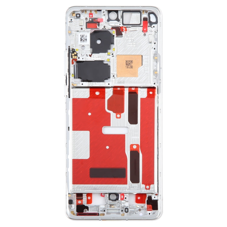 For Huawei P50 Pro Original Front Housing LCD Frame Bezel Plate(Silver) - free shipping - PMC TechLife - Order now!