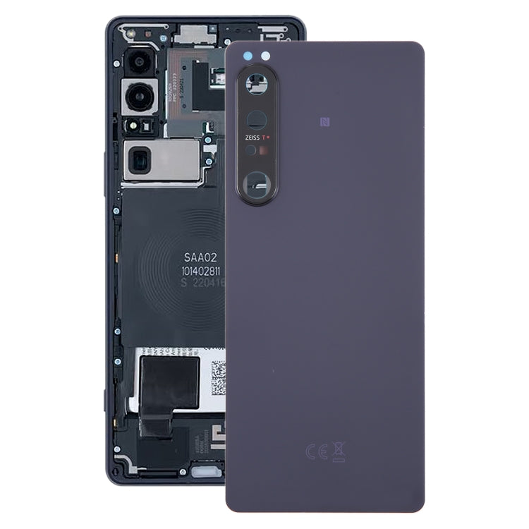 For Sony Xperia 1 IV Original Battery Back Cover(Violet) - Back Cover by PMC TechLife | Online Shopping South Africa | PMC TechLife