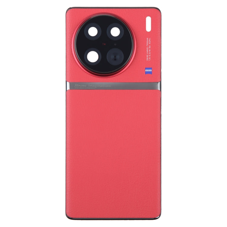 For vivo X90 Pro Original Battery Back Cover with Camera Lens Cover(Red) - Back Cover by PMC TechLife | Online Shopping South Africa | PMC TechLife