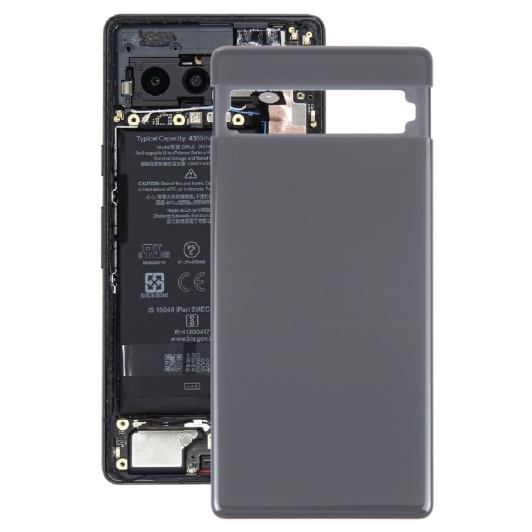 For Google Pixel 7a Original Battery Back Cover(Black) - Back Cover by PMC TechLife | Online Shopping South Africa | PMC TechLife