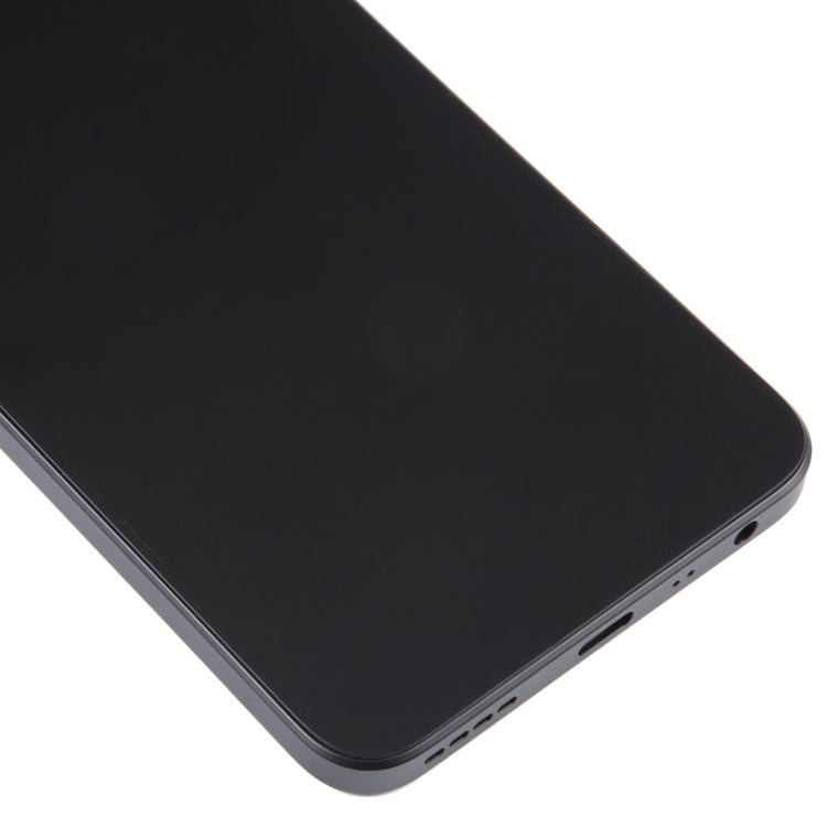 For Realme V30 Original Battery Back Cover with Middle Frame(Black) - Back Cover by PMC TechLife | Online Shopping South Africa | PMC TechLife