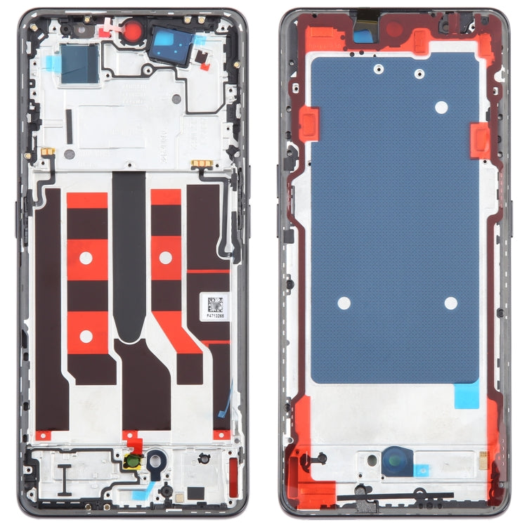 For OPPO Reno8 T 5G Original Front Housing LCD Frame Bezel Plate (Black) - Frame Bezel Plate by PMC TechLife | Online Shopping South Africa | PMC TechLife