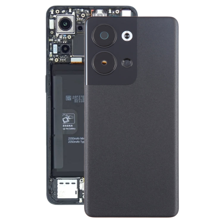 For OPPO Reno9 Original Battery Back Cover with Camera Lens Cover(Black) - free shipping - PMC TechLife - Order now!