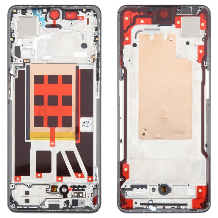 For OPPO Reno9 Pro Original Front Housing LCD Frame Bezel Plate (Black) - Frame Bezel Plate by PMC TechLife | Online Shopping South Africa | PMC TechLife
