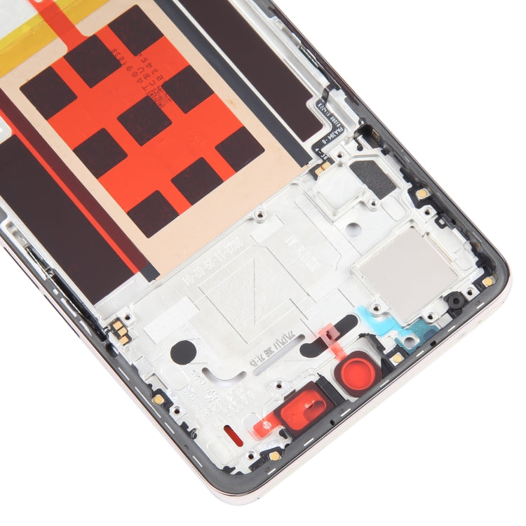 For OPPO Reno9 Pro Original Front Housing LCD Frame Bezel Plate (Gold) - Frame Bezel Plate by PMC TechLife | Online Shopping South Africa | PMC TechLife