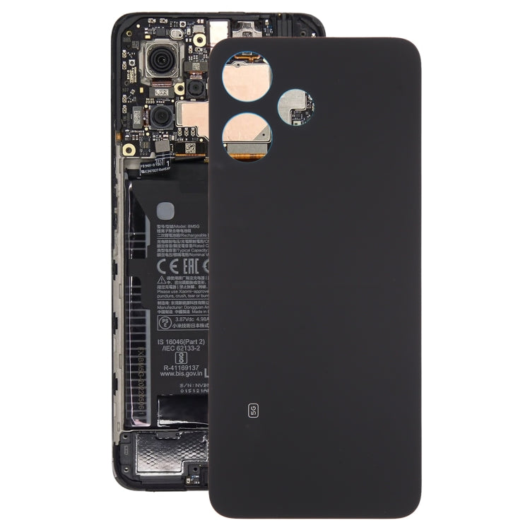 For Xiaomi Redmi Note 12R Original Battery Back Cover(Black) - Back Cover by PMC TechLife | Online Shopping South Africa | PMC TechLife