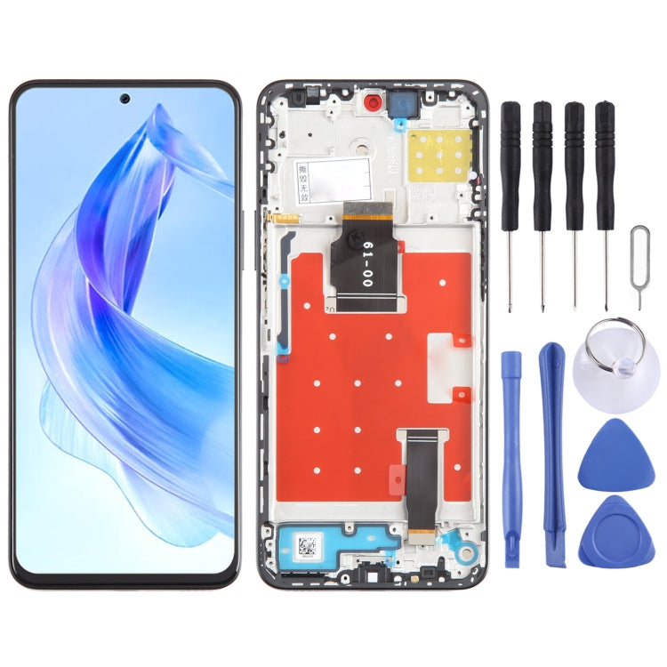 For Honor X50i Original LCD Screen Digitizer Full Assembly with Frame (Black) - LCD Screen by PMC TechLife | Online Shopping South Africa | PMC TechLife