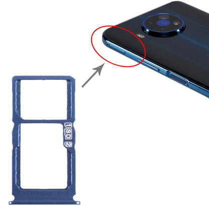 For Nokia 8.3 Original SIM + SIM / Micro SD Card Tray (Blue) - Card Tray by PMC Jewellery | Online Shopping South Africa | PMC Jewellery | Buy Now Pay Later Mobicred