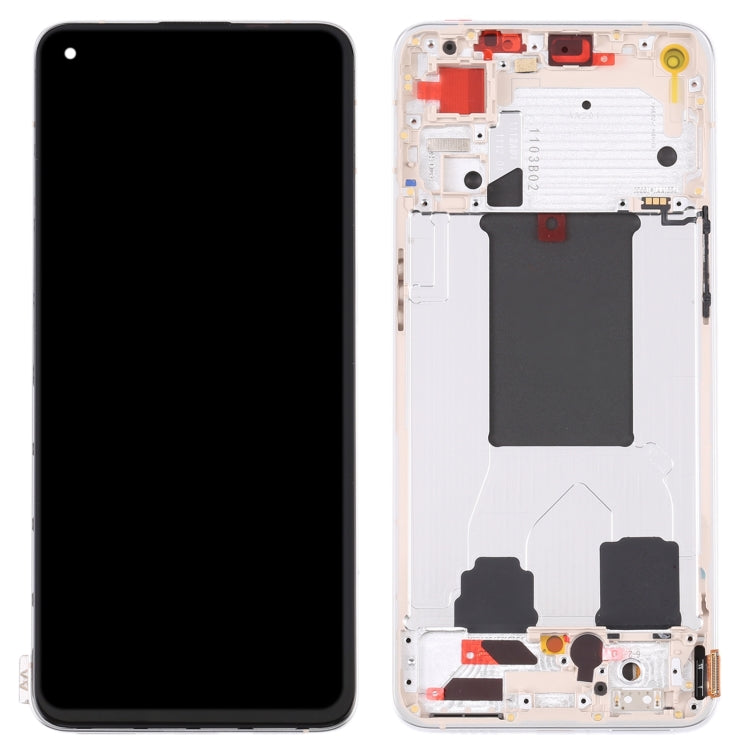 Original LCD Screen For OPPO Reno7 Pro 5G Digitizer Full Assembly with Frame (Gold) - free shipping - PMC TechLife - Order now!