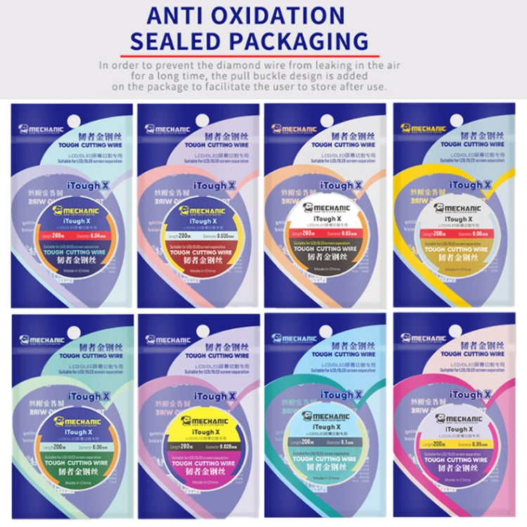 MECHANIC iTough X 200M 0.035MM LCD OLED Screen Cutting Wire - Welding Wire by MECHANIC | Online Shopping South Africa | PMC Jewellery