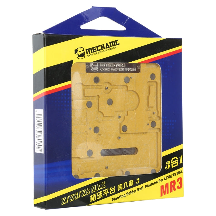 MECHANIC MR3 3 in 1 Mid-Layer Planting Tin Platform for iPhone X/XS/XS Max - Repair Platform by MECHANIC | Online Shopping South Africa | PMC TechLife | Buy Now Pay Later Mobicred