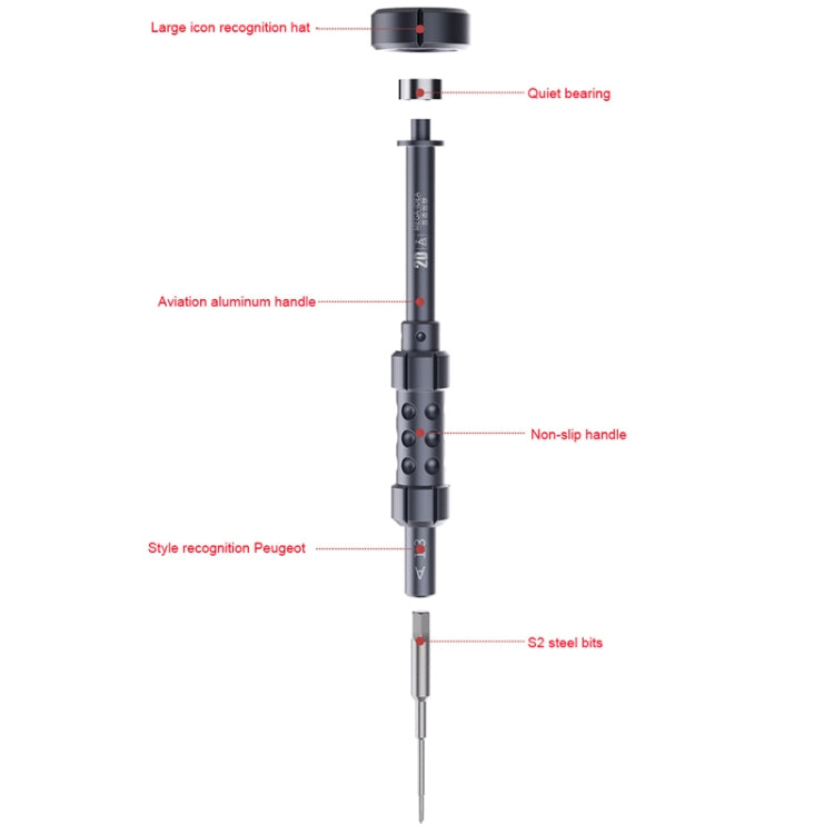 QIANLI 5 in 1 Multi-purpose 2D Grenade Magnetic Screwdriver Set - free shipping - PMC TechLife - Order now!