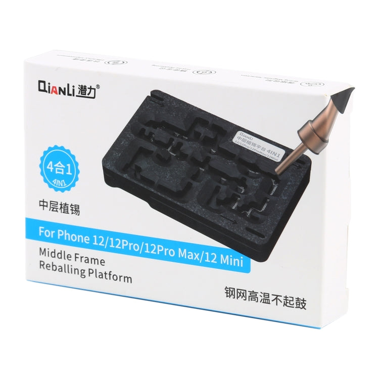 Qianli 4 in 1 Middle Frame Reballing Platform For iPhone 12 / 12 Pro / 12 Mini / 12 Pro Max - Repair Platform by QIANLI | Online Shopping South Africa | PMC Jewellery | Buy Now Pay Later Mobicred