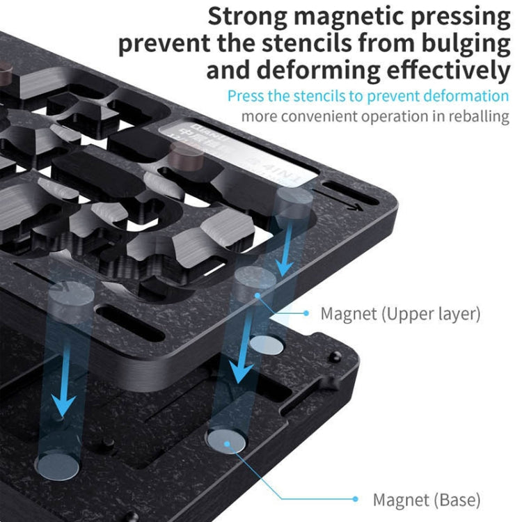 Qianli 4 in 1 Middle Frame Reballing Platform For iPhone 12 / 12 Pro / 12 Mini / 12 Pro Max - Repair Platform by QIANLI | Online Shopping South Africa | PMC Jewellery | Buy Now Pay Later Mobicred