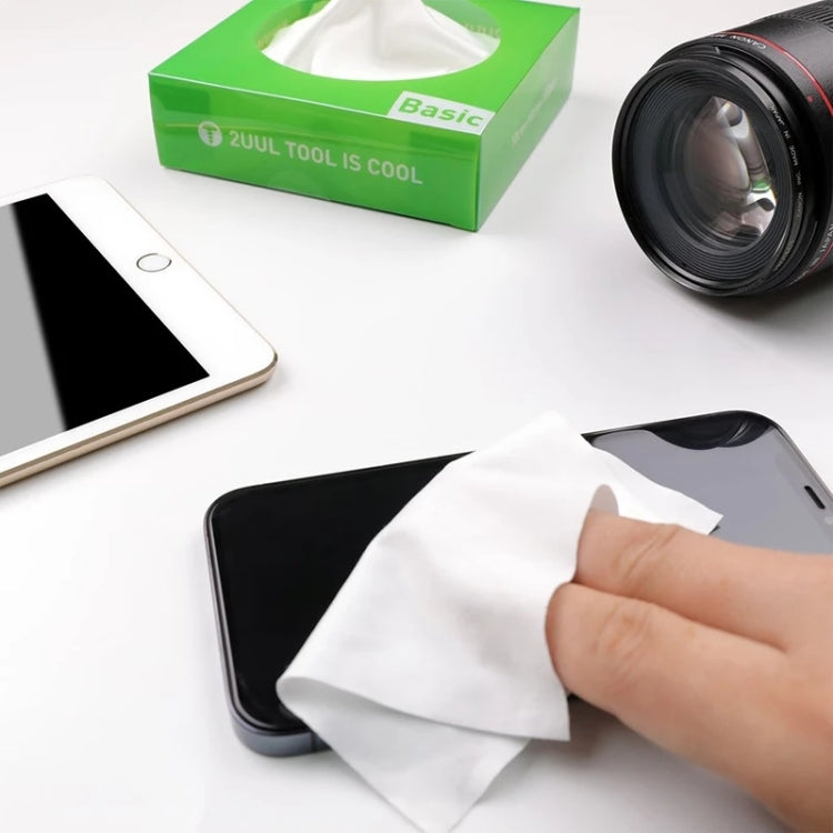 2UUL 10x10cm Microfiber Cleaning Wiper Antistatic Dust-Free Cloth - free shipping - PMC TechLife - Order now!