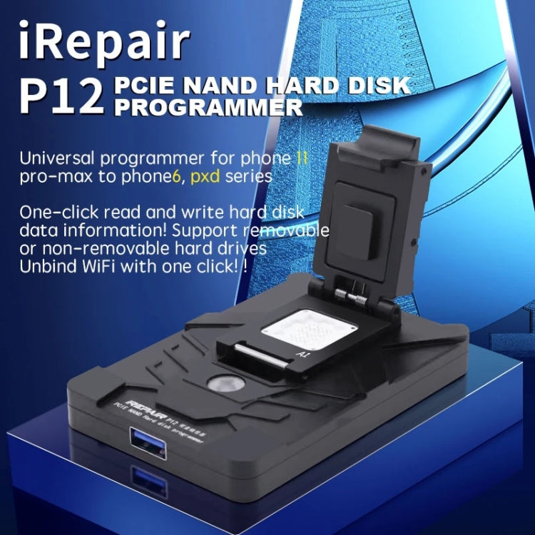 Mijing iRepair P12 PCIE NAND Hard Disk Programmer Instrument - free shipping - PMC TechLife - Order now!