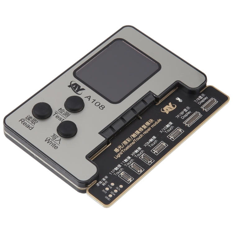 AY A108 Multi-function Dot Matrix Battery Repair Programmer for iPhone 8-14 Pro Max - Test Tools by PMC TechLife | Online Shopping South Africa | PMC TechLife