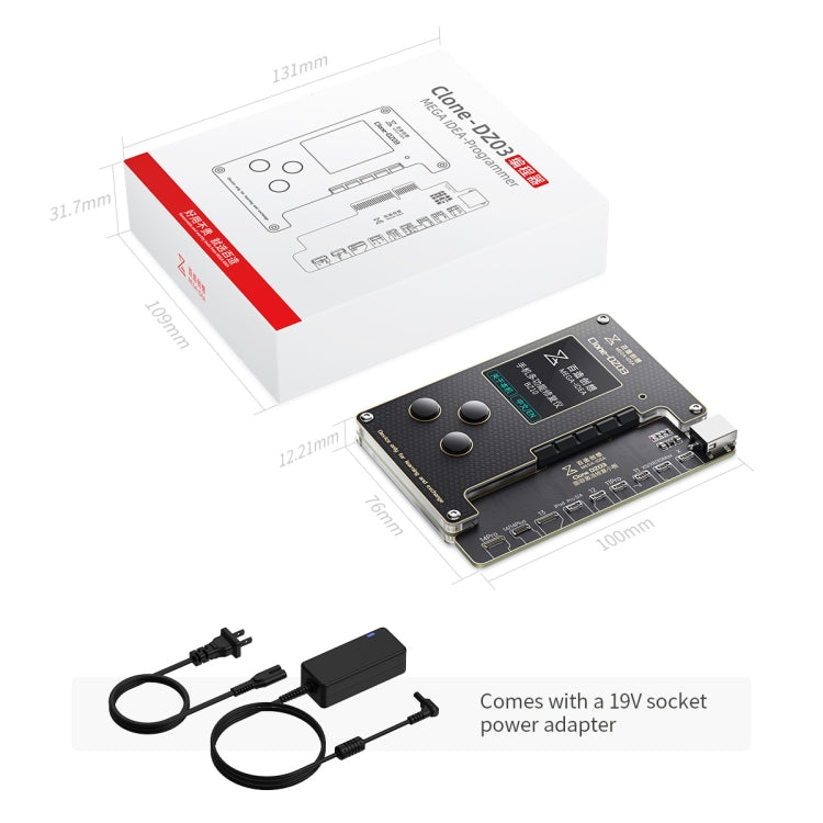 MEGA-IDEA Clone DZ03 Battery Activation & Face ID Dot Matrix Programmer for iPhone 8-14 Pro Max, Plug: US - Repair Programmer by PMC TechLife | Online Shopping South Africa | PMC TechLife | Buy Now Pay Later Mobicred