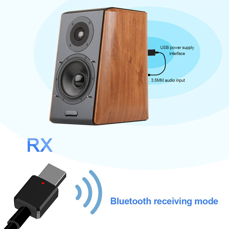 ZF169 Bluetooth5.0  Audio Receiver USB Bluetooth Adapter Bluetooth Transmitter Support Win8/10 - Audio Receiver Transmitter by PMC Jewellery | Online Shopping South Africa | PMC Jewellery