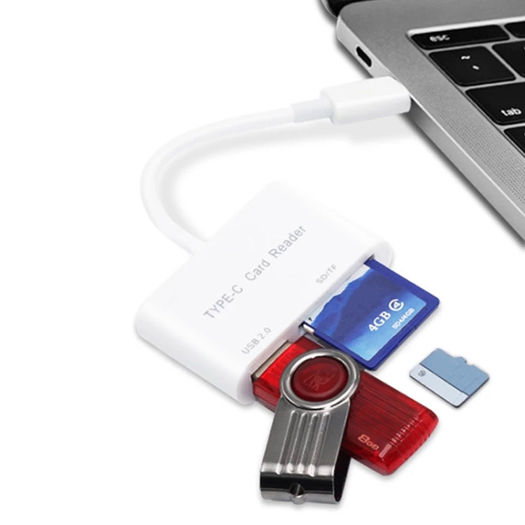 D-158 USB-C to USB SD/Micro SD Card Reader - free shipping - PMC TechLife - Order now!