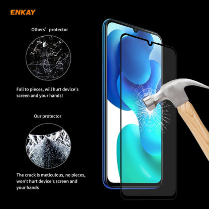 For Xiaomi Mi 10 Lite /Redmi 10X 5G 10 PCS ENKAY Hat-Prince Full Glue 0.26mm 9H 2.5D Tempered Glass Full Coverage Film -  by ENKAY | Online Shopping South Africa | PMC Jewellery | Buy Now Pay Later Mobicred