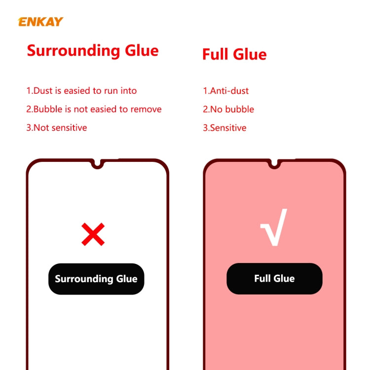 For Xiaomi Mi 10 Lite /Redmi 10X 5G 10 PCS ENKAY Hat-Prince Full Glue 0.26mm 9H 2.5D Tempered Glass Full Coverage Film -  by ENKAY | Online Shopping South Africa | PMC Jewellery | Buy Now Pay Later Mobicred