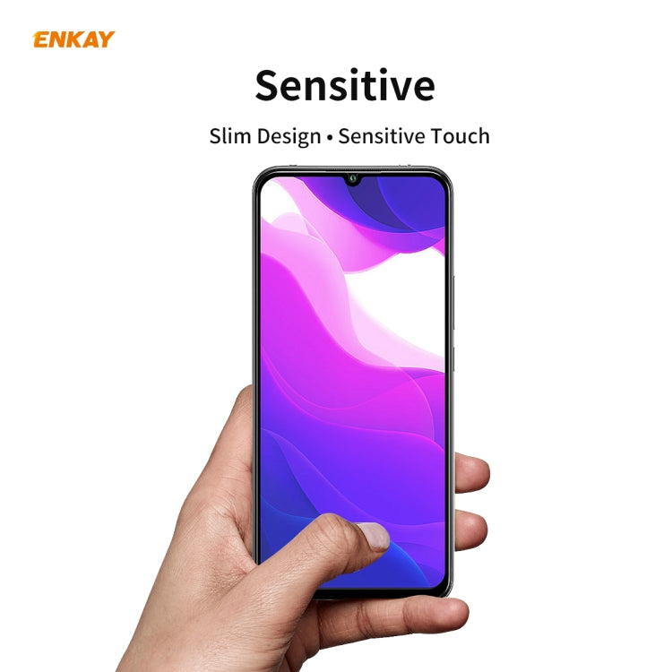 For Xiaomi Mi 10 Lite /Redmi 10X 5G 10 PCS ENKAY Hat-Prince Full Glue 0.26mm 9H 2.5D Tempered Glass Full Coverage Film -  by ENKAY | Online Shopping South Africa | PMC Jewellery | Buy Now Pay Later Mobicred