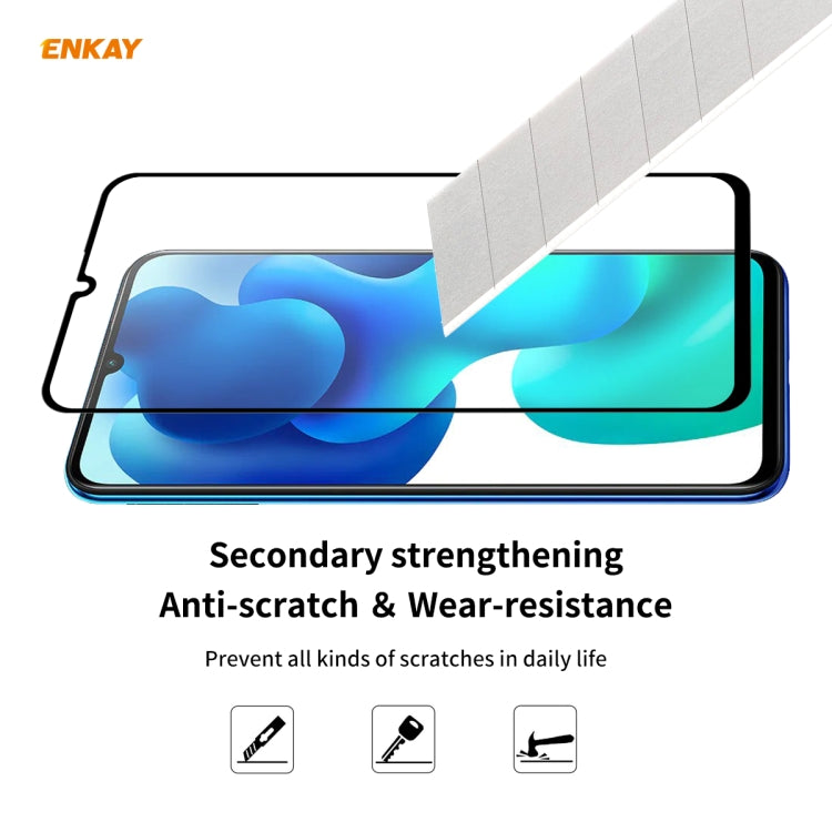 For Xiaomi Mi 10 Lite /Redmi 10X 5G 10 PCS ENKAY Hat-Prince Full Glue 0.26mm 9H 2.5D Tempered Glass Full Coverage Film -  by ENKAY | Online Shopping South Africa | PMC Jewellery | Buy Now Pay Later Mobicred