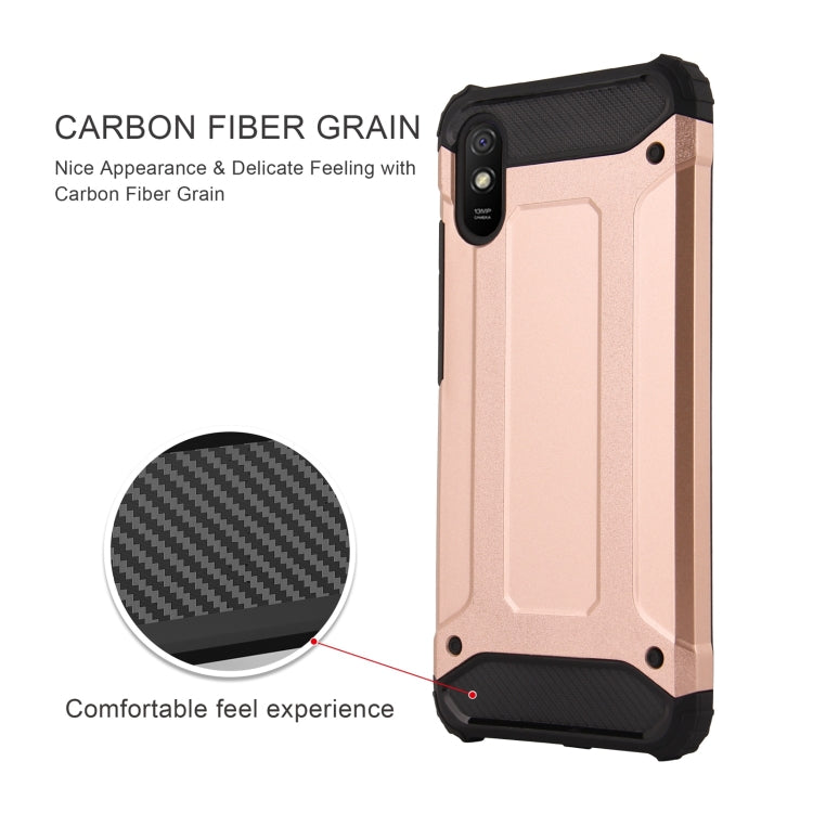 For Xiaomi Redmi 9A Magic Armor TPU + PC Combination Case(Black) - free shipping - PMC TechLife - Order now!