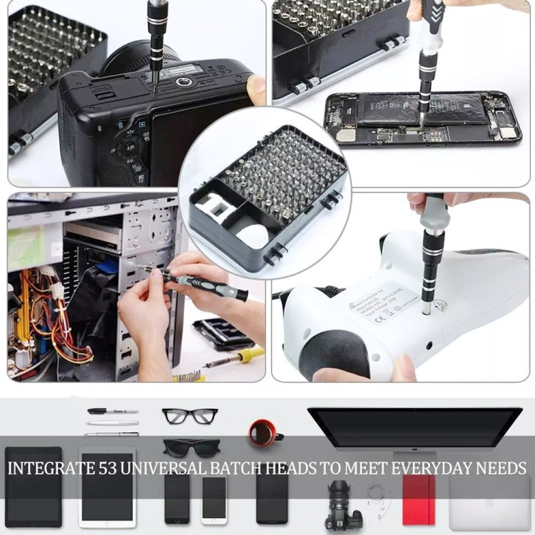 115 in 1 Precision Screw Driver Mobile Phone Computer Disassembly Maintenance Tool Set(Black) - Screwdriver Set by PMC TechLife | Online Shopping South Africa | PMC TechLife