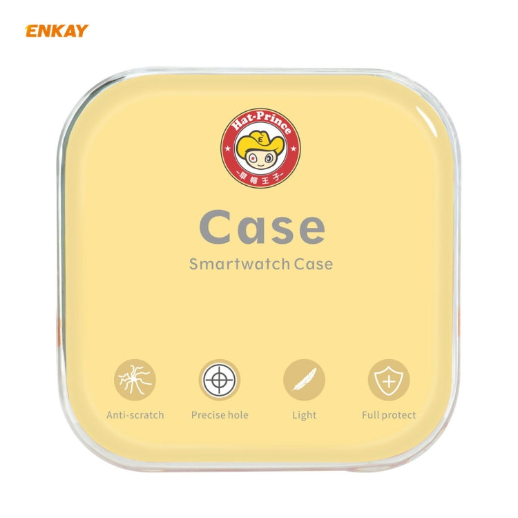 For Huawei Watch GT 2 46mm ENKAY Hat-Prince ENK-AC8202 Full Coverage PC Frosted Case + 9H Tempered Glass Protector(Green) - Watch Cases by ENKAY | Online Shopping South Africa | PMC Jewellery | Buy Now Pay Later Mobicred