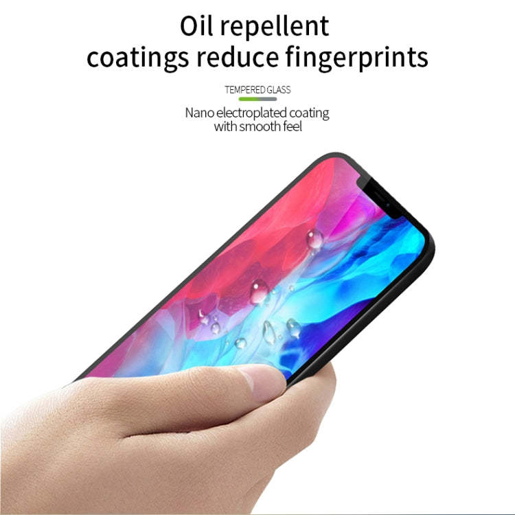 For iPhone 12 mini PINWUYO 9H 2.5D Full Screen Tempered Glass Film(Black) - iPhone 12 mini Tempered Glass by PINWUYO | Online Shopping South Africa | PMC TechLife | Buy Now Pay Later Mobicred