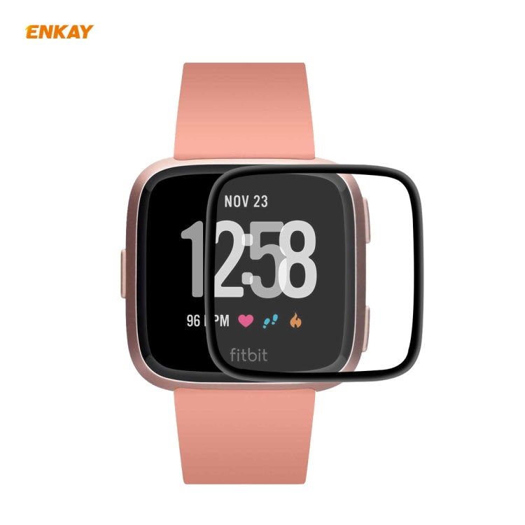 1 PCS For Fitbit Versa 3 / Fitbit Sense ENKAY Hat-Prince 3D Full Screen Soft PC Edge + PMMA HD Screen Protector Film - Screen Protector by ENKAY | Online Shopping South Africa | PMC TechLife | Buy Now Pay Later Mobicred