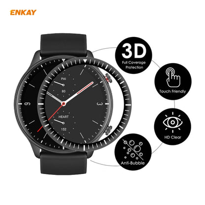 2 PCS For Amazfit GTR 2 ENKAY Hat-Prince 3D Full Screen Soft PC Edge + PMMA HD Screen Protector Film - Screen Protector by ENKAY | Online Shopping South Africa | PMC Jewellery | Buy Now Pay Later Mobicred