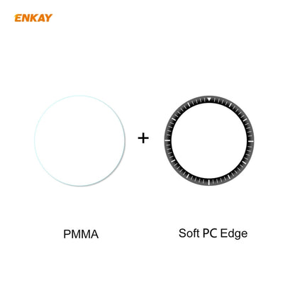 2 PCS For Amazfit GTR 2 ENKAY Hat-Prince 3D Full Screen Soft PC Edge + PMMA HD Screen Protector Film - Screen Protector by ENKAY | Online Shopping South Africa | PMC Jewellery | Buy Now Pay Later Mobicred