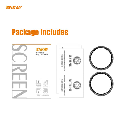 2 PCS For Amazfit GTR 2 ENKAY Hat-Prince 3D Full Screen Soft PC Edge + PMMA HD Screen Protector Film - Screen Protector by ENKAY | Online Shopping South Africa | PMC Jewellery | Buy Now Pay Later Mobicred