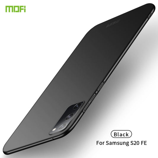 For Samsung Galaxy S20 FE MOFI Frosted PC Ultra-thin Hard Case(Black) - Galaxy S20 FE Cases by NILLKIN | Online Shopping South Africa | PMC Jewellery