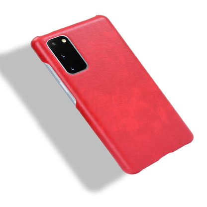 For Samsung Galaxy S20 FE Shockproof Litchi Texture PC + PU Case(Red) - Galaxy S20 FE Cases by NILLKIN | Online Shopping South Africa | PMC Jewellery