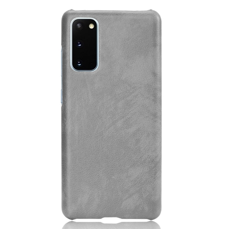 For Samsung Galaxy S20 FE Shockproof Litchi Texture PC + PU Case(Gray) - Galaxy S20 FE Cases by NILLKIN | Online Shopping South Africa | PMC Jewellery