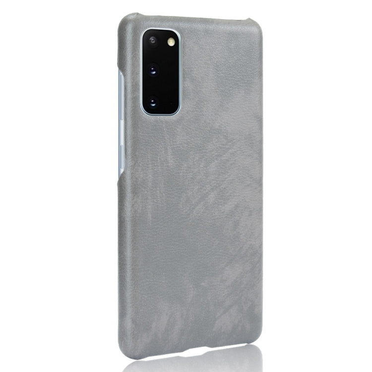 For Samsung Galaxy S20 FE Shockproof Litchi Texture PC + PU Case(Gray) - Galaxy S20 FE Cases by NILLKIN | Online Shopping South Africa | PMC Jewellery