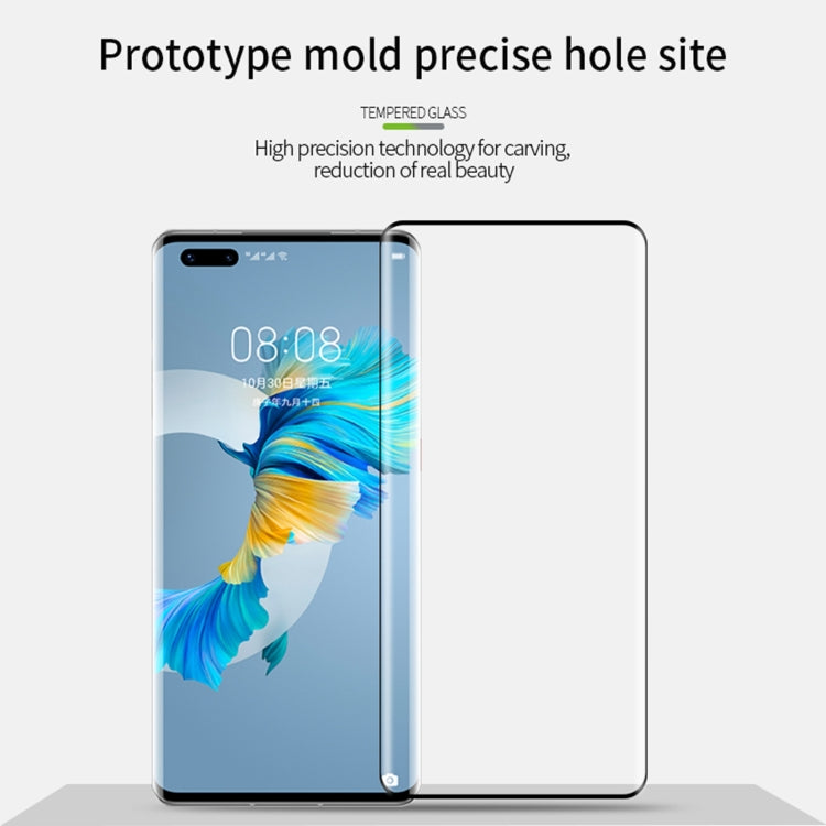 For Huawei Mate 40 Pro MOFI 9H 3D Explosion Proof Thermal Bending Full Screen Tempered Glass Film(Black) - Huawei Tempered Glass by MOFI | Online Shopping South Africa | PMC TechLife | Buy Now Pay Later Mobicred