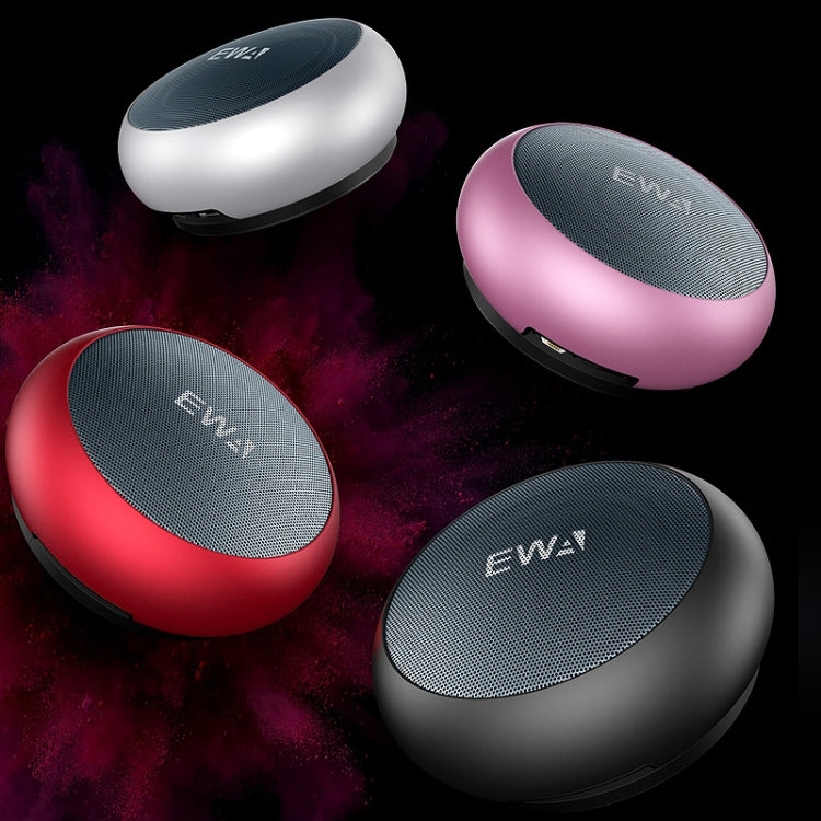 EWA A110 IPX5 Waterproof Portable Mini Metal Wireless Bluetooth Speaker Supports 3.5mm Audio & 32GB TF Card & Calls(Gold) - Mini Speaker by EWA | Online Shopping South Africa | PMC Jewellery