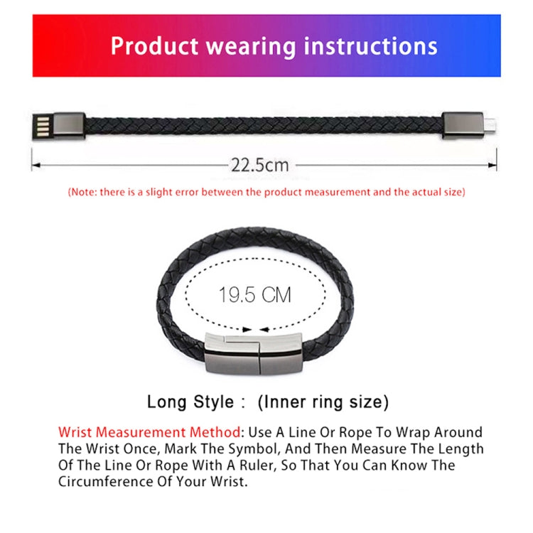 XJ-28 3A USB to 8 Pin Creative Bracelet Data Cable, Cable Length: 22.5cm(White) - Multifunction Cable by PMC TechLife | Online Shopping South Africa | PMC TechLife