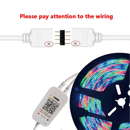 WiFi Smart 4 Pin RGB LED Strip Light Controller APP Remote Voice Control Works with Alexa Echo, 5-24V, type:WiFi 24-keys Controller - RGB Controller by PMC Jewellery | Online Shopping South Africa | PMC Jewellery